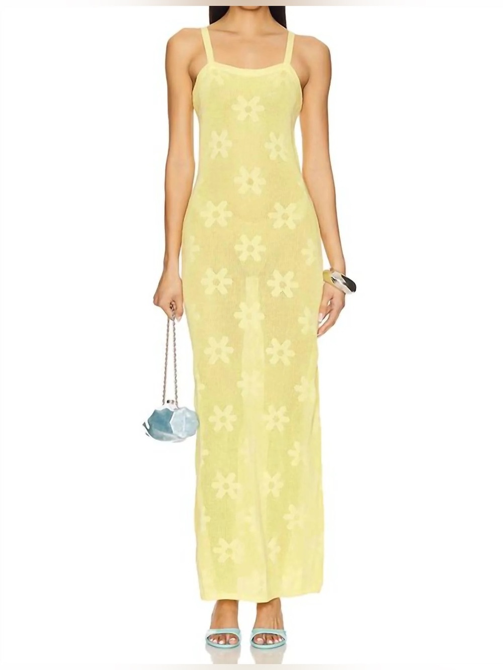 Beach Riot yellow cover up dress